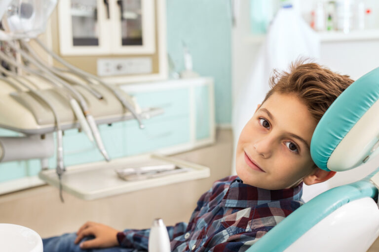 Child In Dental Office