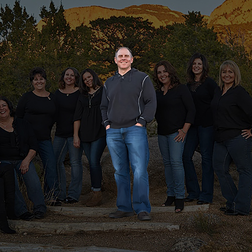 Dr Mohr With His Orthodontics Team Outdoors