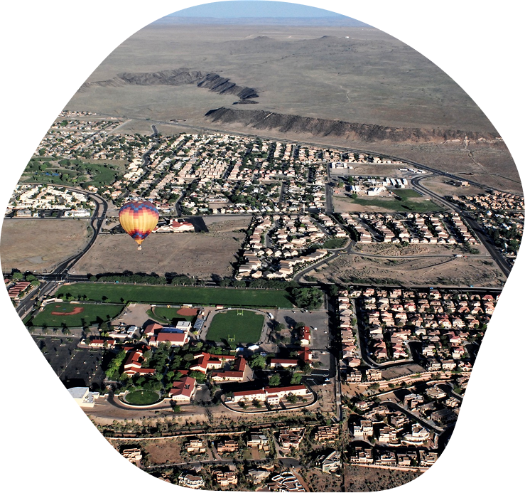 Overhead Drone View Of Mohr Orthodontics Office