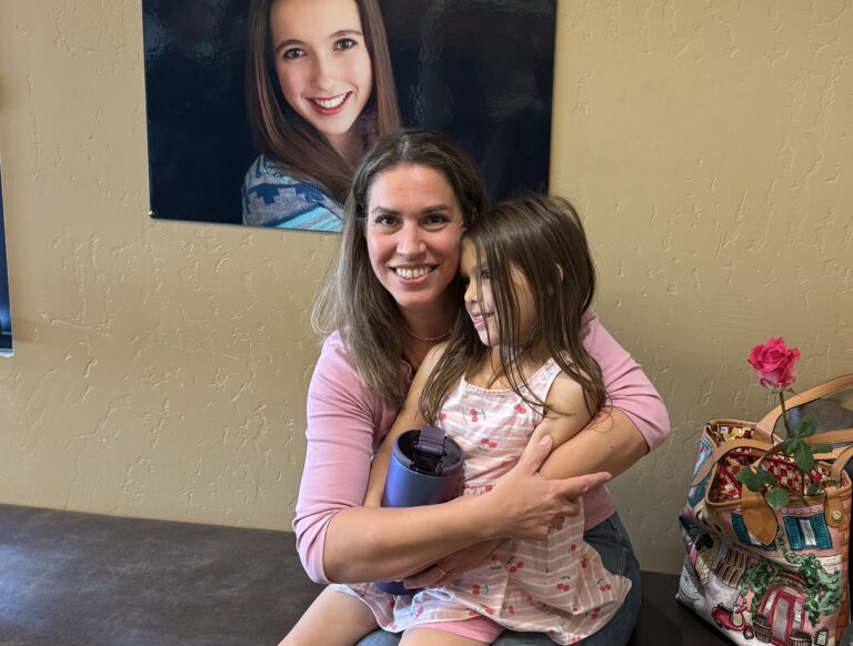 Mohr Orthodontics patient with child