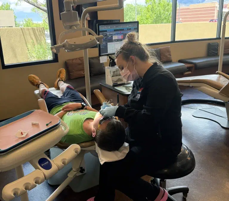 A Mohr Orthodontics Patient getting treatment